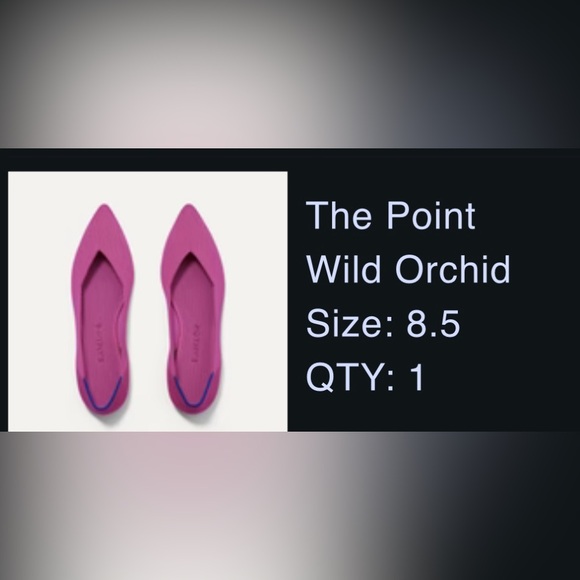 Rothy’s- The Point in wild orchid size 8.5
New and in the box. - Picture 2 of 7